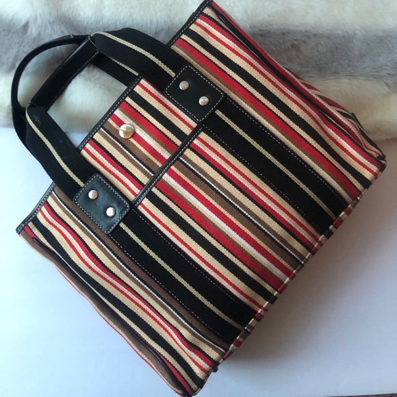Rafe Handbags - Rafe New York Linen Fabric Striped Bag